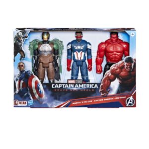 Marvel Avengers Captain America: Brave New World Titan Hero 3 Figures. F9295