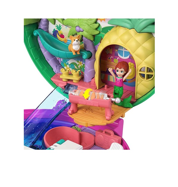 MATTEL POLLY POCKET BIG POCKET POOL PARTY WATERMELON HCG19 - Image 3