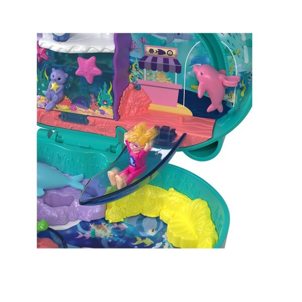 Mattel Polly Pocket™ Mini: Otter Aquarium Compact   HCG16 - Image 5