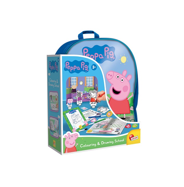 Lisciani Giochi Ζωγραφική Peppa Pig Colouring and Drawing School 95841