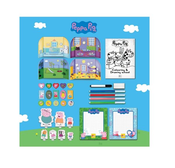 Lisciani Giochi Ζωγραφική Peppa Pig Colouring and Drawing School 95841 - Image 3