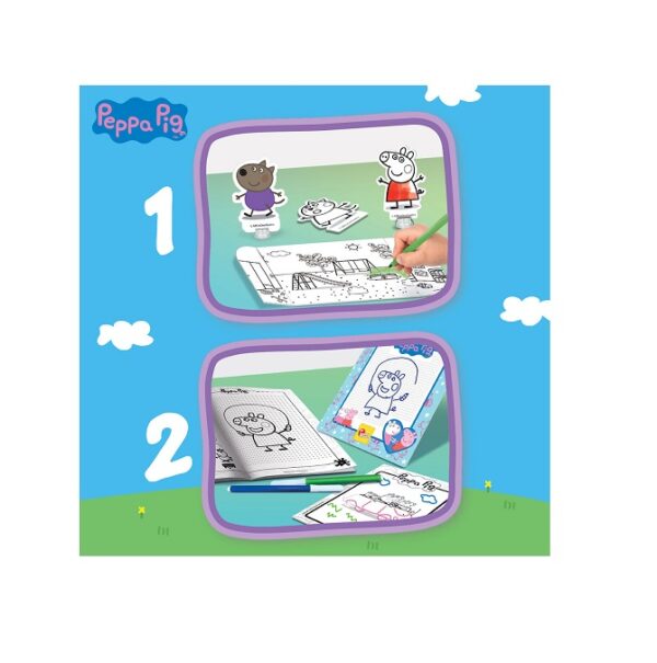 Lisciani Giochi Ζωγραφική Peppa Pig Colouring and Drawing School 95841 - Image 4