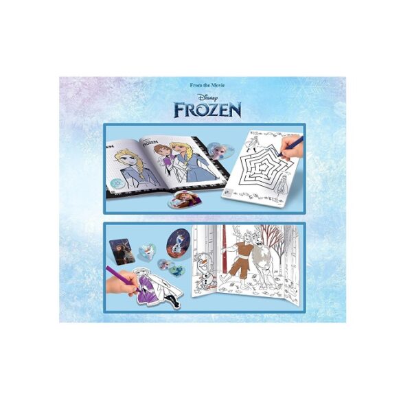 Lisciani Giochi Ζωγραφική Frozen Backpack Coloring & Drawing Kit 92925 - Image 2