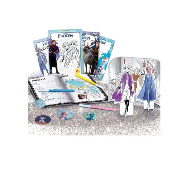 Lisciani Giochi Ζωγραφική Frozen Backpack Coloring & Drawing Kit 92925 - Image 3