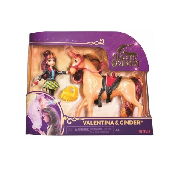 Spin Master Unicorn Academy Σετ Κούκλας Valentina & Cinder 20149008