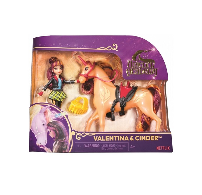 Spin Master Unicorn Academy Σετ Κούκλας Valentina & Cinder 20149008