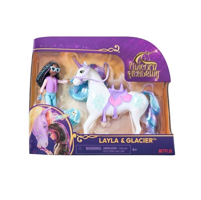 Spin Master Unicorn Academy Σετ Κούκλας Layla & Glacier 20149006