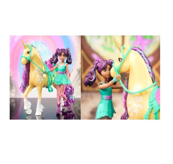 Spin Master Unicorn Academy Σετ Κούκλας Ava & Leaf 20149004 - Image 4