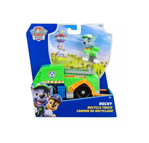 Spin Master Παιχνίδι Μινιατούρα Rocky Paw Patrol Recycle Truck 20148930