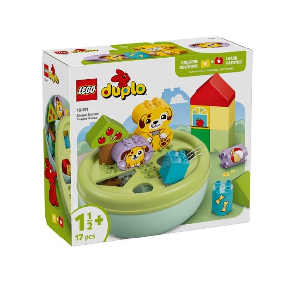Lego Duplo Shape Sorter: Puppy House 17τμχ 10441