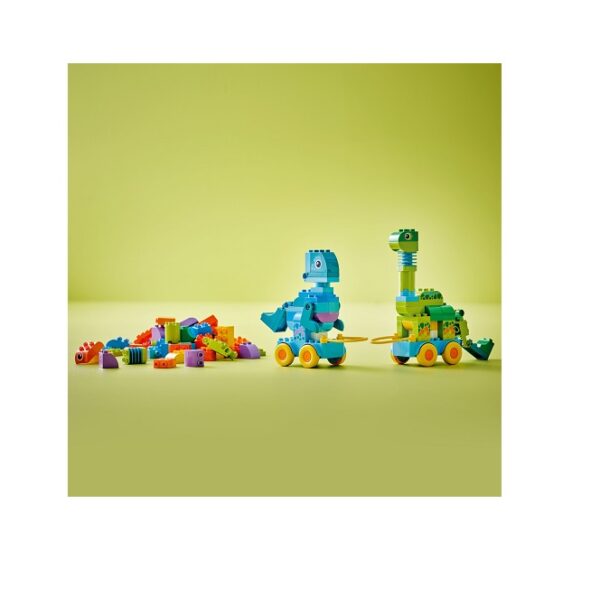 Lego Duplo 3in1 Dinosaurs on Wheels  108τμχ  10451 - Image 4