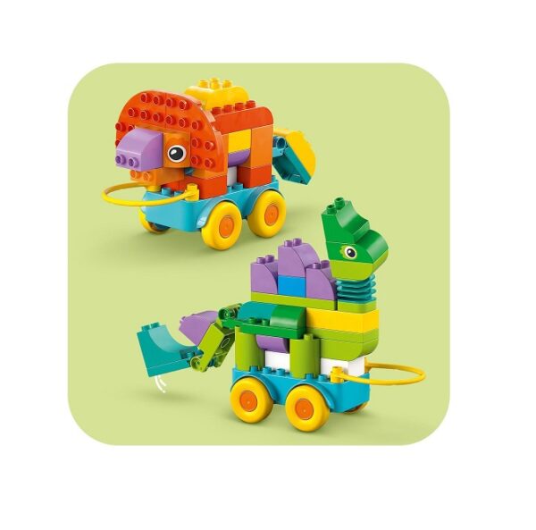 Lego Duplo 3in1 Dinosaurs on Wheels  108τμχ  10451 - Image 5