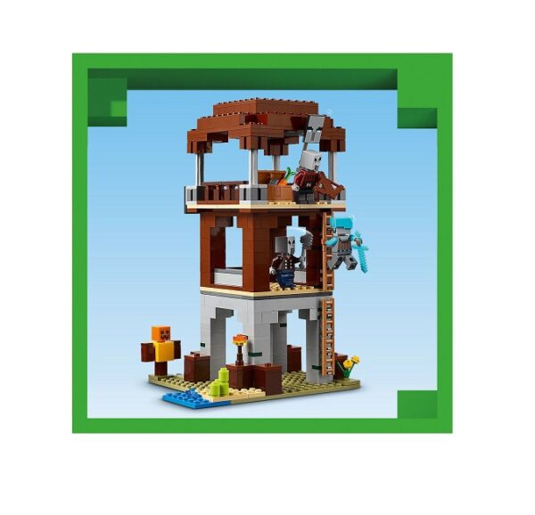 Lego Minecraft The Pillager Outpost and Ravager  665τμχ  21278 - Image 2