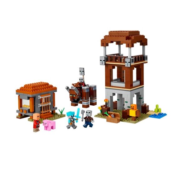 Lego Minecraft The Pillager Outpost and Ravager  665τμχ  21278 - Image 5