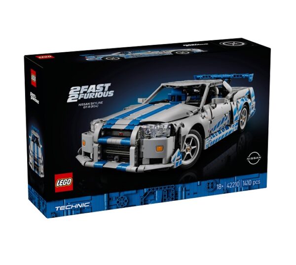 Lego Technic 2 Fast 2 Furious Nissan Skyline GT-R (R34) Car 1.410τμχ  42210