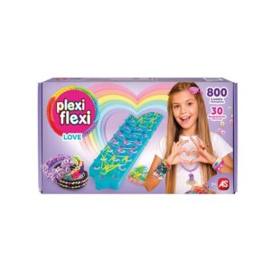 AS Plexi Flexi Love Αργαλειός Με 800 Λαστιχάκια & 30 Αξεσουάρ 1080-25574