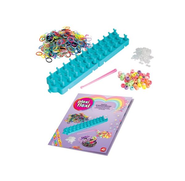 AS Plexi Flexi Love Αργαλειός Με 800 Λαστιχάκια & 30 Αξεσουάρ 1080-25574 - Image 2