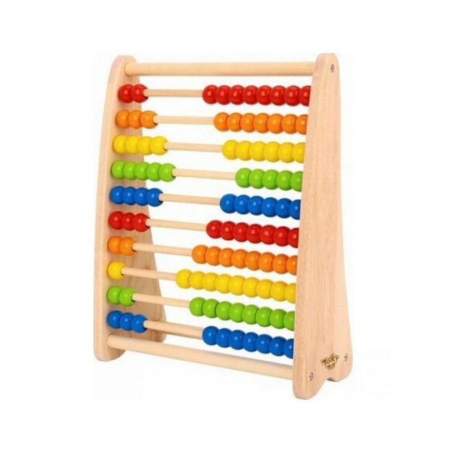 Tooky Toys Άβακας Αριθμητήριο Άβακας από Ξύλο TKC300 - Image 2