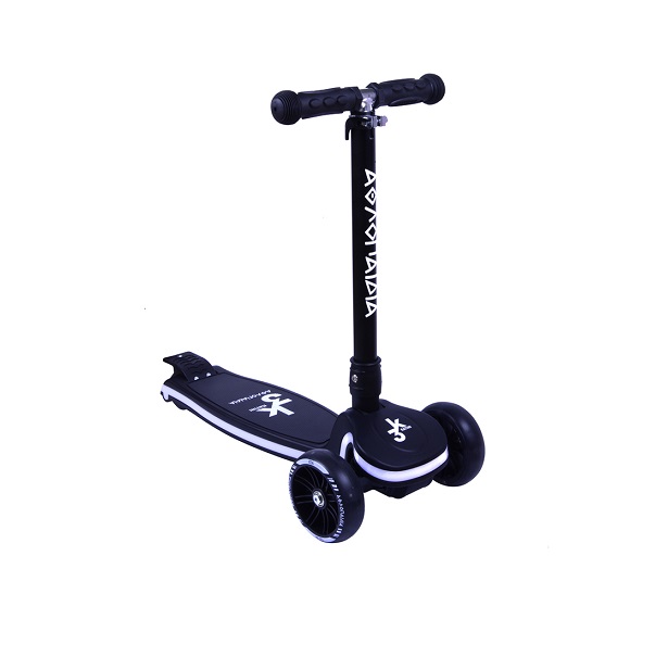 Αθλοπαιδιά Παιδικό Πατίνι Αναδιπλούμενο Τρίτροχο  Μαύρο 002.61214