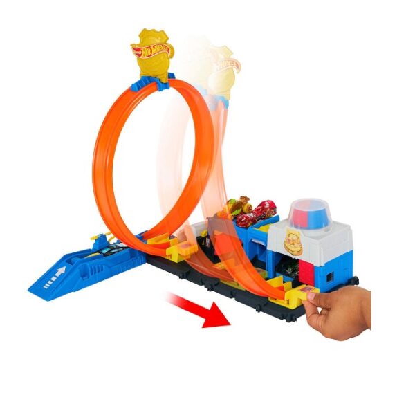 Hot Wheels Αστυνομικό Τμήμα Πίστα Αστυνομικό  JBM71 - Image 3