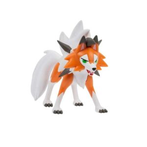 Jazwares Pokemon Φιγούρες W18 – Jazwares Lycanroc (Dusk Form), PKW3580