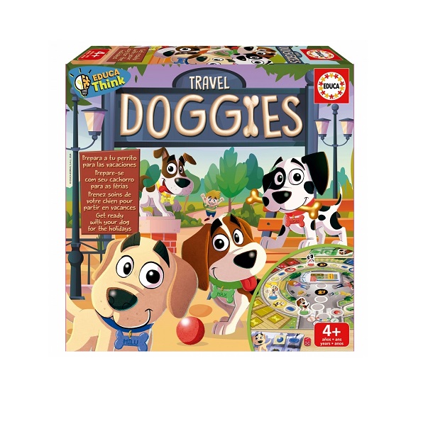 Επιτραπέζιο Παιχνίδι Travel Doggies Educa 19974