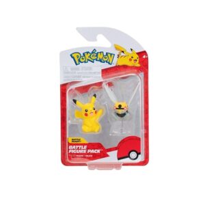Jazwares Παιχνίδι Μινιατούρα Battle Figure Pokemon Ninjask & Pikachu PKW3576