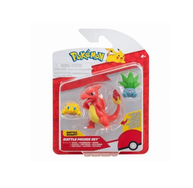 Jazwares Παιχνίδι Μινιατούρα Battle Figure Pokemon Joltik, Oddish, Charmeleon PKW3894