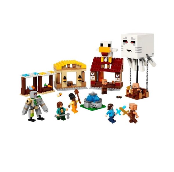 LEGO Minecraft The Ghast Balloon Village Attack (21273) - Image 5