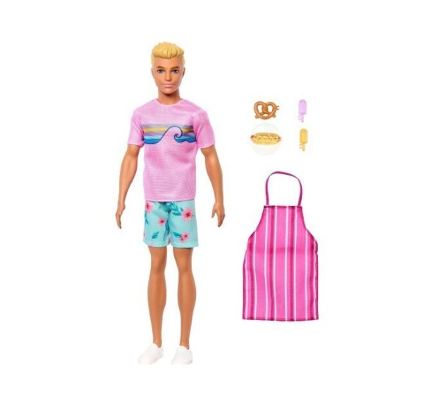 Barbie Ken Και Αξεσουάρ Μαγειρικής (JFV65) - Image 4