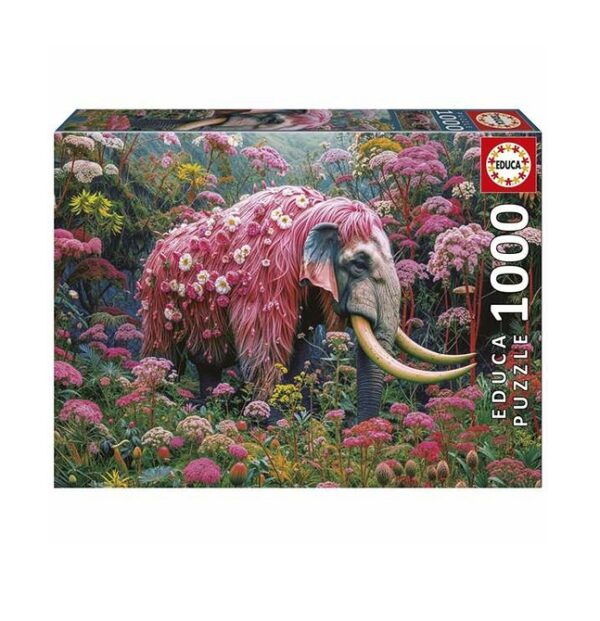 Elephant With Floral Motifs Puzzle 2D 1000pcs 20229