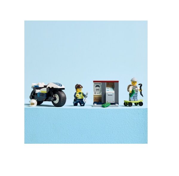 LEGO City Police Motorcycle Chase (60455) - Image 3