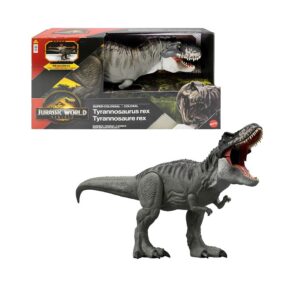 Jurassic World Rebirth Super Colossal Tyrannosaurus Rex Dinosaur Action Figure (JGB52)