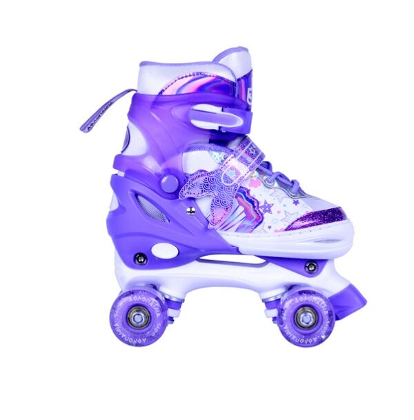 Αθλοπαιδιά Quad Αυξομειούμενα Rollers Μωβ Παιδικά    10322LP - Image 2