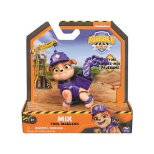 Spin Master Παιχνίδι Μινιατούρα Rubble Crew Paw Patrol Mix Tool Waggers Action Pup13.3εκ.  20148304