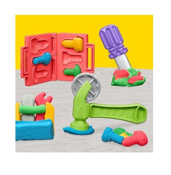 PLAY-DOH STAMP N SAW TOOL BENCH (#F9141) - Image 12