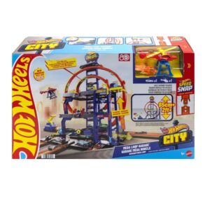 Hot Wheels City Mega Loop Γκαράζ Σετ Παιχνιδιού (JBM74)