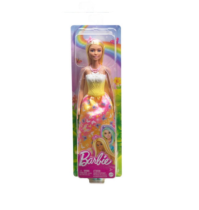 Barbie Royals Κούκλα Πριγκίπισσα με Πορτοκαλί Ανταύγιες (HRR09)