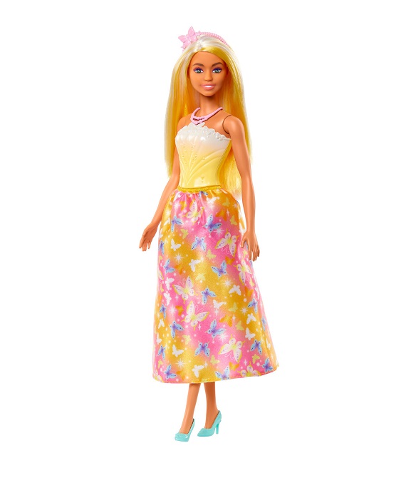 Barbie Royals Κούκλα Πριγκίπισσα με Πορτοκαλί Ανταύγιες (HRR09) - Image 2