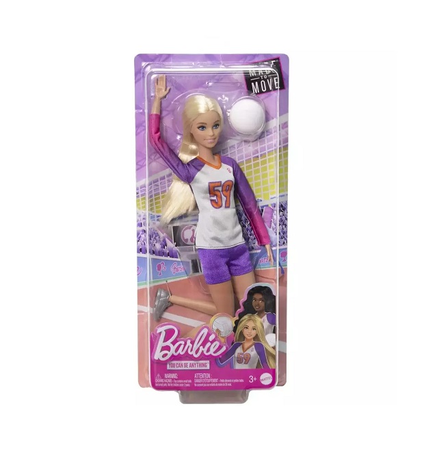 Barbie Made to Move Κούκλα Αθλήτρια Βόλεϊ (HKT72)