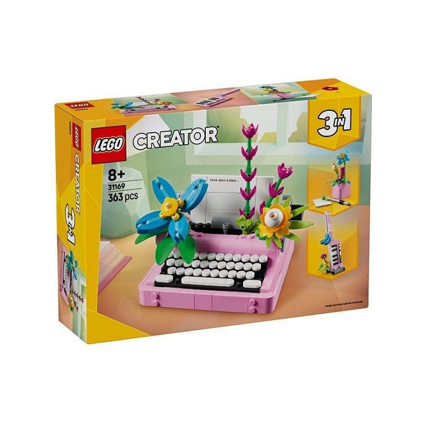 LEGO Creator 3in1 Typewriter With Flowers (31169)