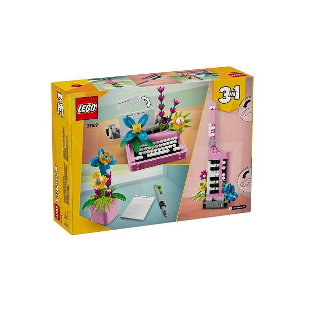 LEGO Creator 3in1 Typewriter With Flowers (31169) - Image 5