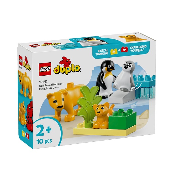Lego Duplo Wild Animal Families: Penguins & Lions  10τμχ 10442