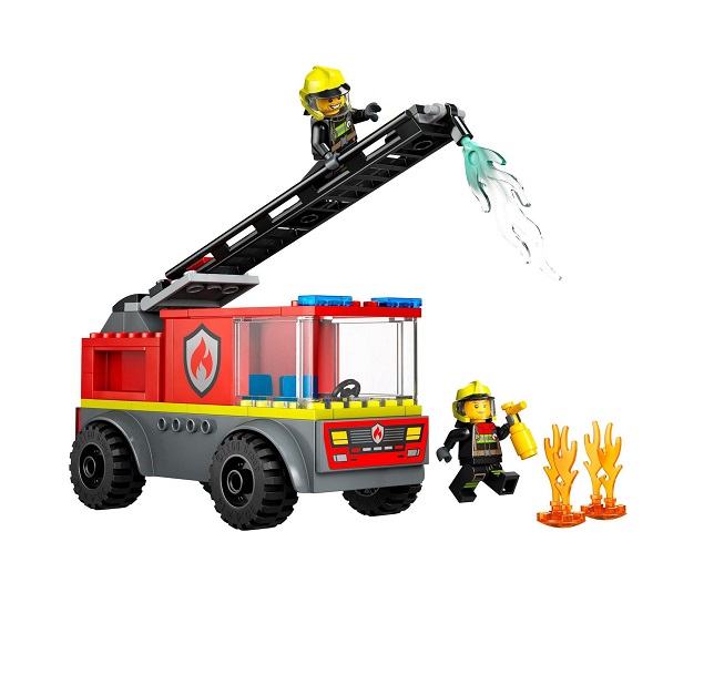 LEGO City Fire Ladder Truck (60463) - Image 2