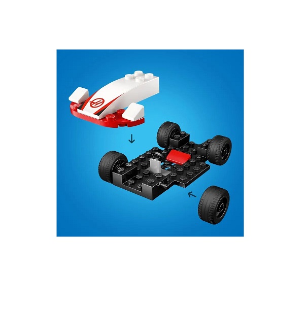 LEGO City F1 Williams Racing & Haas F1 Race Cars (60464) - Image 4