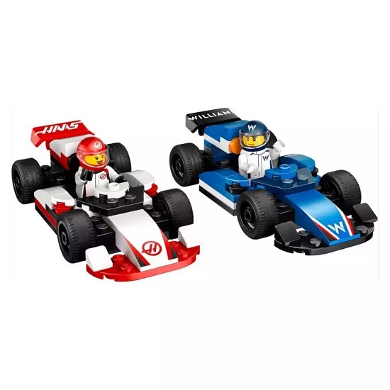 LEGO City F1 Williams Racing & Haas F1 Race Cars (60464) - Image 2