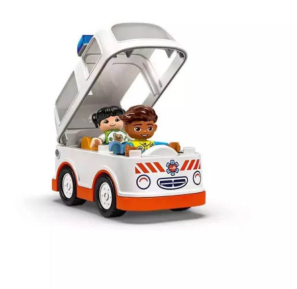 LEGO Duplo Ambulance & Driver (10447) - Image 3