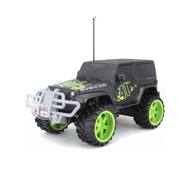 Maisto Tech R/C 1:16 Κλίμακα 2,4 Ghz Off-Road Jeep Wrangler Rubicon, Μαύρο 49/82704 BK - Image 2