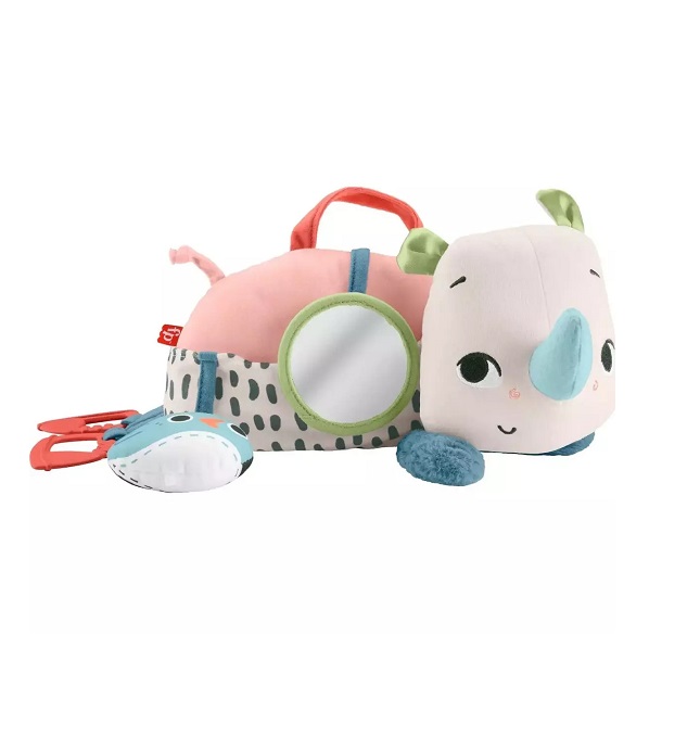 Fisher-Price Planet Friends Μαξιλαράκι Δραστηριοτήτων Ρινοκεράκι (HYR55) - Image 2