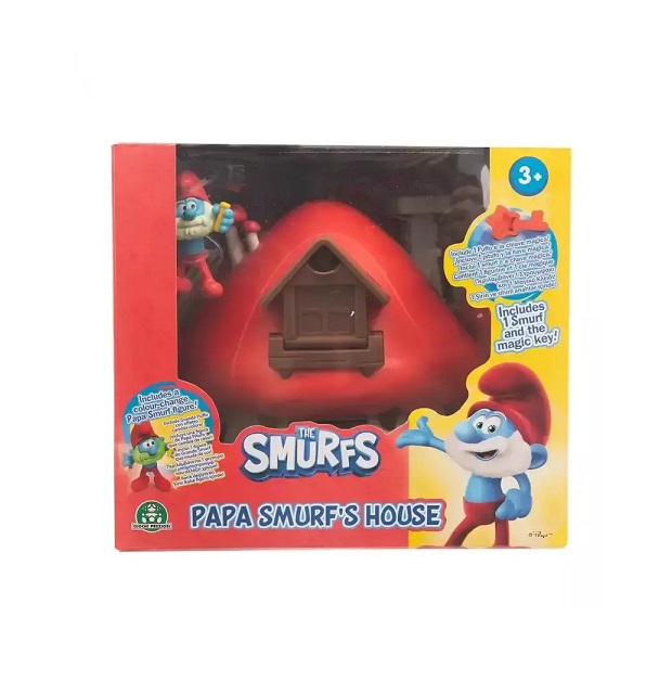 Στρουμφάκια Μαγικό Σπίτι Μανιτάρι με Φιγούρα και Μαγικό Κλειδί (PUF40110)